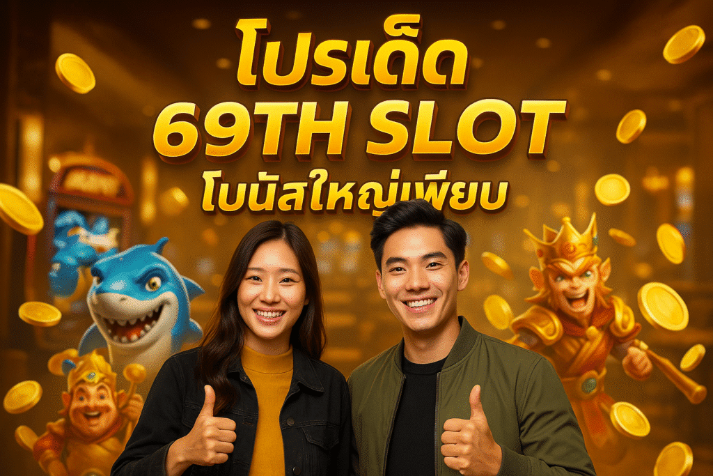 โปรเด็ด 69TH SLOT โบนัสใหญ่เพียบ
