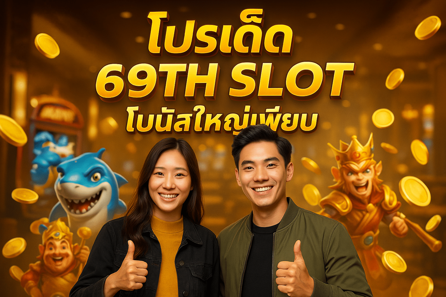 โปรเด็ด 69TH SLOT โบนัสใหญ่เพียบ